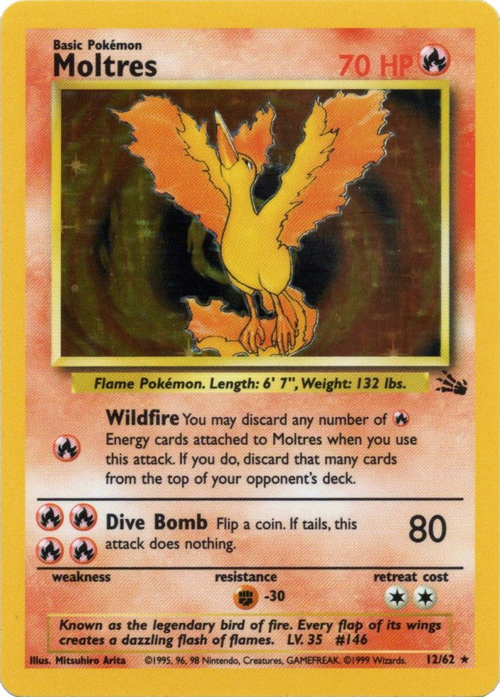 Moltres (12/62) [Fossil Unlimited] | Pegasus Games WI