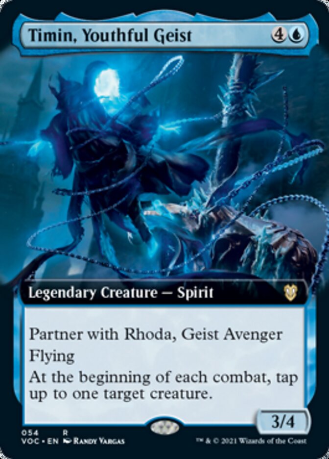 Timin, Youthful Geist (Extended Art) [Innistrad: Crimson Vow Commander] | Pegasus Games WI