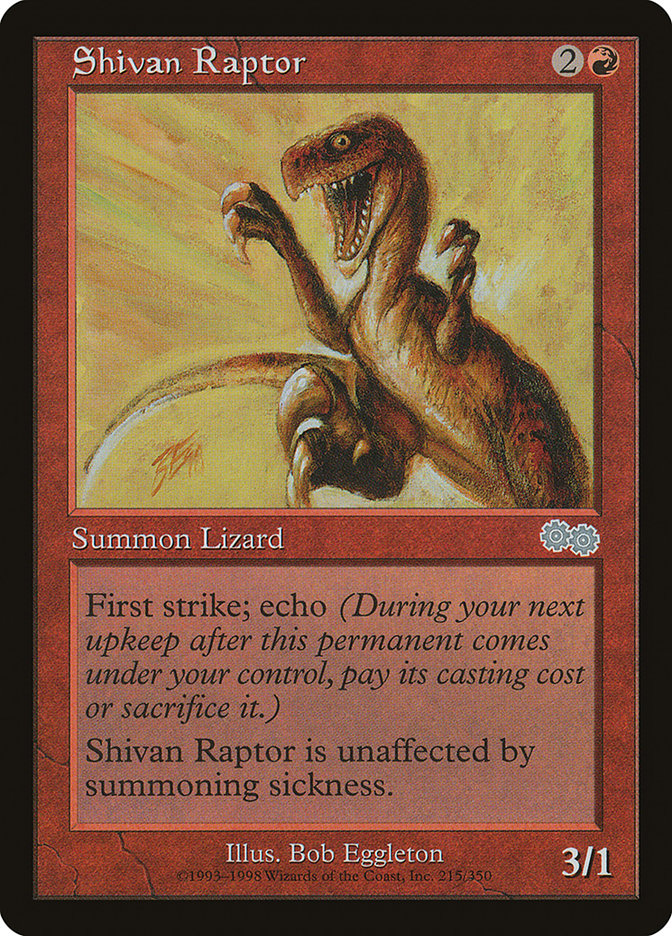 Shivan Raptor [Urza's Saga] | Pegasus Games WI