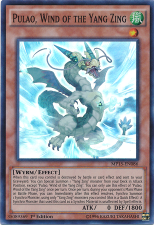 Pulao, Wind of the Yang Zing [MP15-EN086] Super Rare | Pegasus Games WI