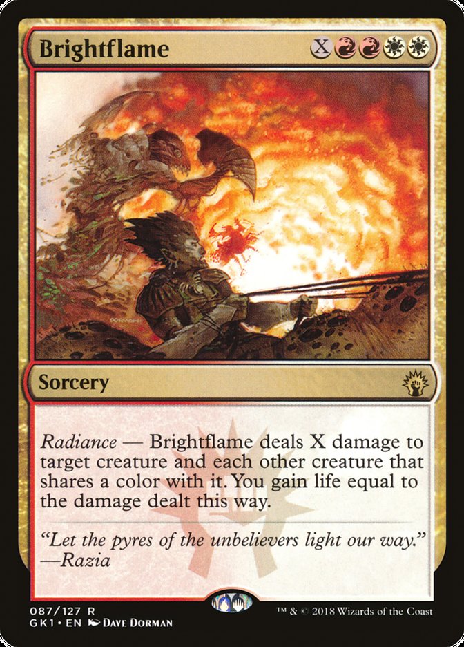 Brightflame [Guilds of Ravnica Guild Kit] | Pegasus Games WI