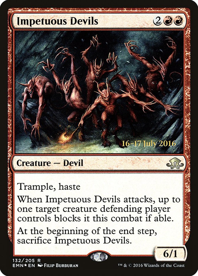 Impetuous Devils [Eldritch Moon Prerelease Promos] | Pegasus Games WI