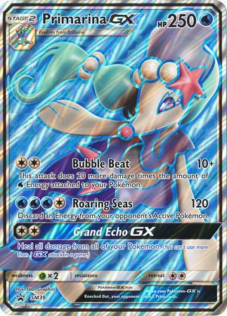 Primarina GX (SM39) (Jumbo Card) [Sun & Moon: Black Star Promos] | Pegasus Games WI