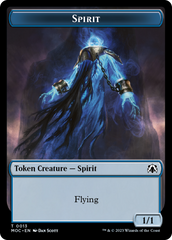 Spirit (9) // Spirit (13) Double-Sided Token [March of the Machine Commander Tokens] | Pegasus Games WI