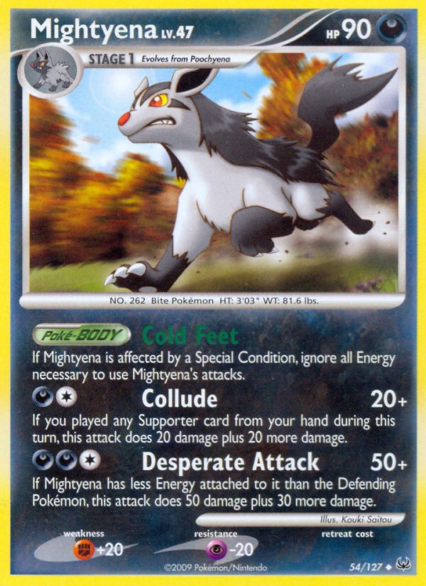 Mightyena (54/127) [Platinum: Base Set] | Pegasus Games WI