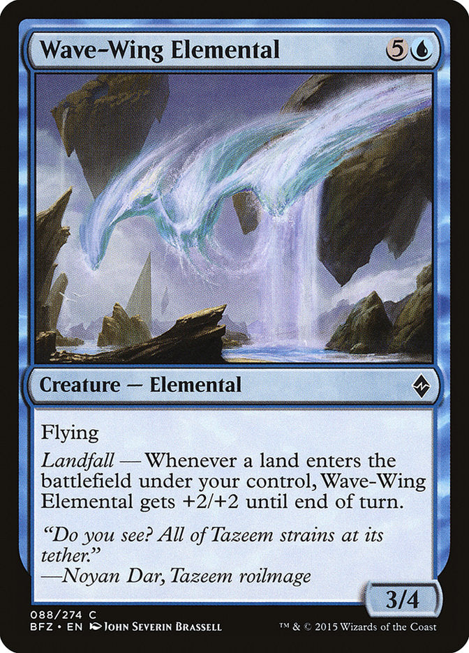 Wave-Wing Elemental [Battle for Zendikar] | Pegasus Games WI
