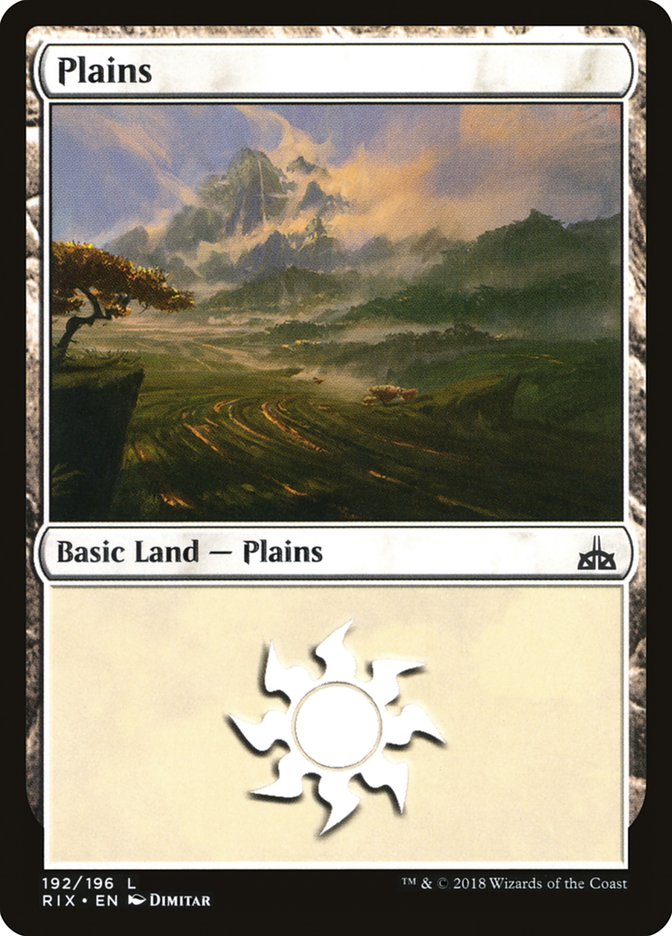 Plains (192) [Rivals of Ixalan] | Pegasus Games WI