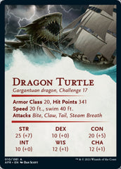 Dragon Turtle Art Card [Dungeons & Dragons: Adventures in the Forgotten Realms Art Series] | Pegasus Games WI