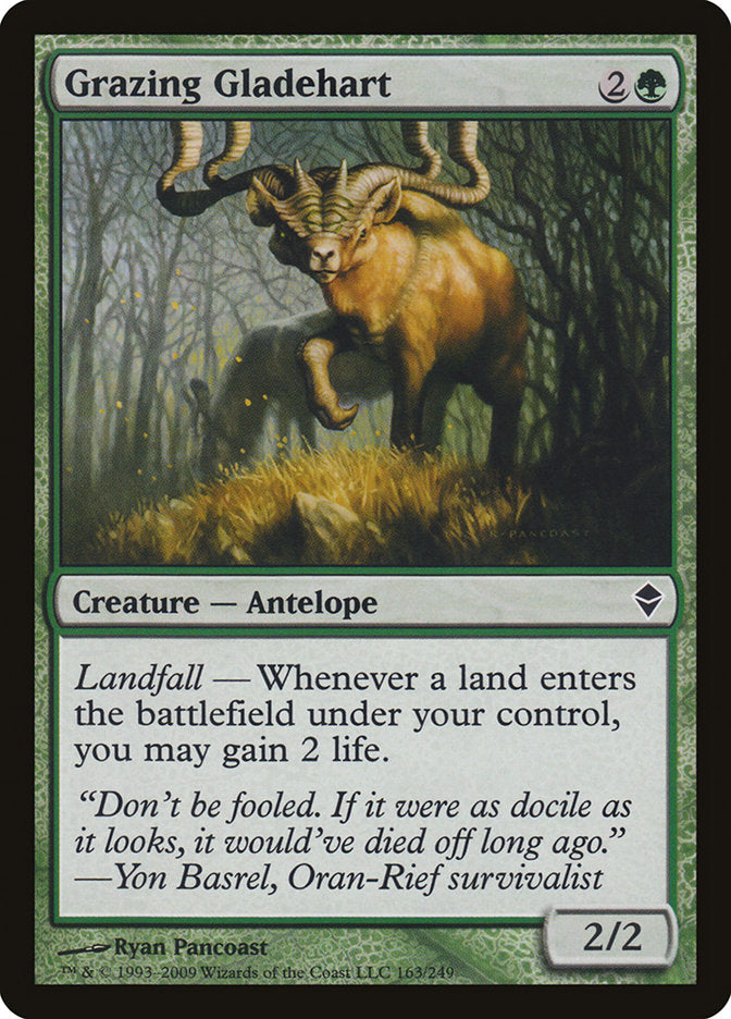 Grazing Gladehart [Zendikar] | Pegasus Games WI