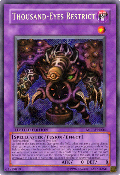 Thousand-Eyes Restrict [MC1-EN004] Secret Rare | Pegasus Games WI