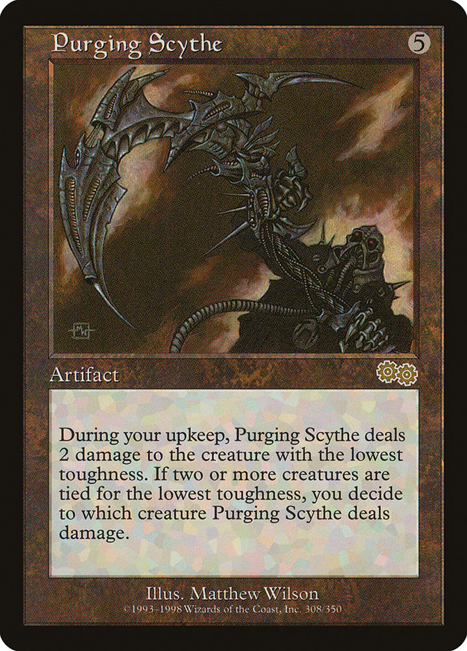 Purging Scythe [Urza's Saga] | Pegasus Games WI