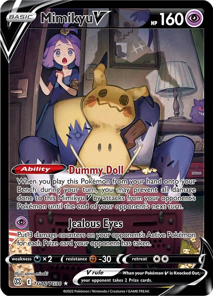 Mimikyu V (TG16/TG30) [Sword & Shield: Brilliant Stars] | Pegasus Games WI