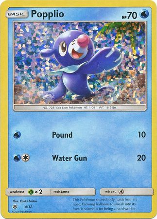 Popplio (4/12) [McDonald's Promos: 2017 Collection] | Pegasus Games WI