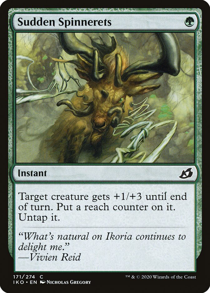 Sudden Spinnerets [Ikoria: Lair of Behemoths] | Pegasus Games WI