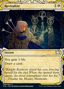 Revitalize (Foil Etched) [Strixhaven: School of Mages Mystical Archive] | Pegasus Games WI