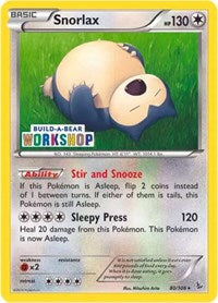 Snorlax (80/106) (Build-a-Bear Workshop Exclusive) [XY: Flashfire] | Pegasus Games WI