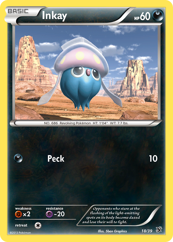 Inkay (18/39) [XY: Kalos Starter Set] | Pegasus Games WI