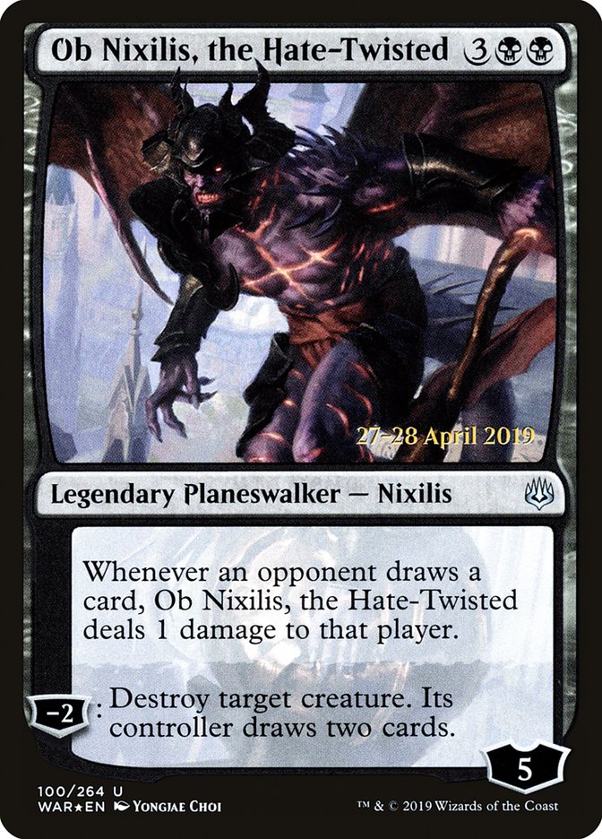 Ob Nixilis, the Hate-Twisted [War of the Spark Prerelease Promos] | Pegasus Games WI