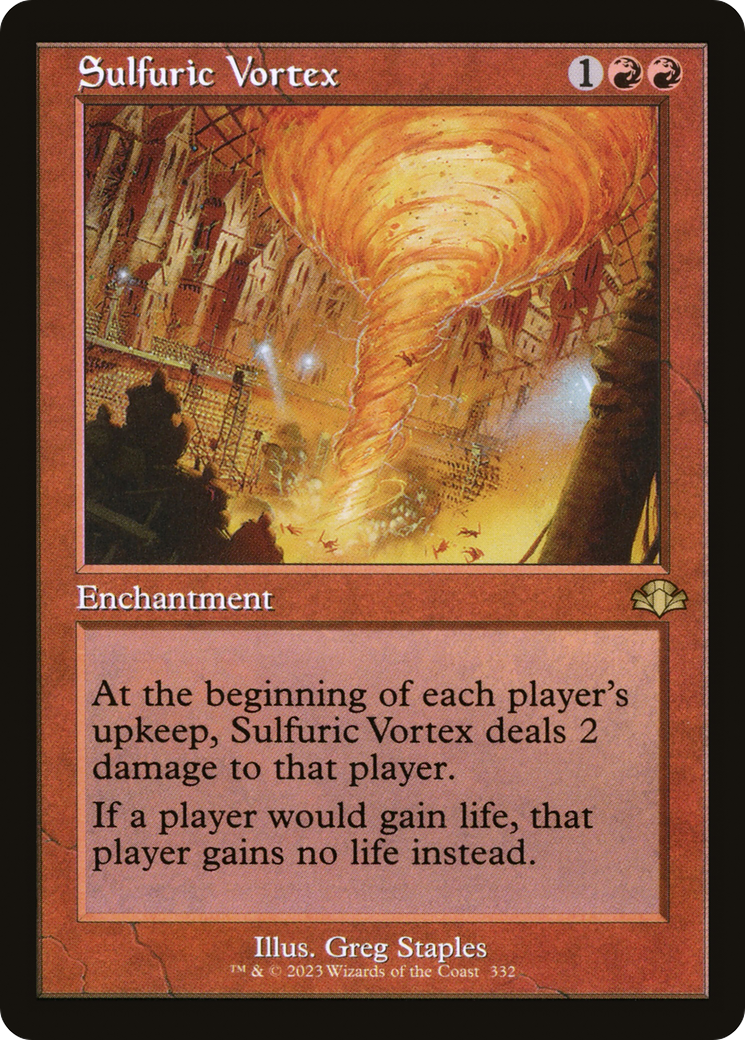 Sulfuric Vortex (Retro) [Dominaria Remastered] | Pegasus Games WI