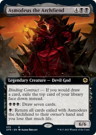 Asmodeus the Archfiend (Extended Art) [Dungeons & Dragons: Adventures in the Forgotten Realms] | Pegasus Games WI