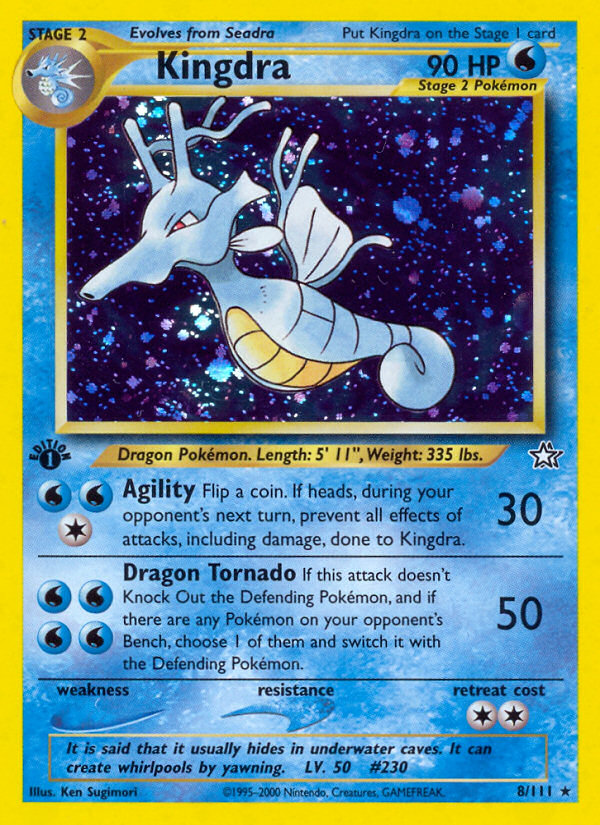 Kingdra (8/111) [Neo Genesis 1st Edition] | Pegasus Games WI