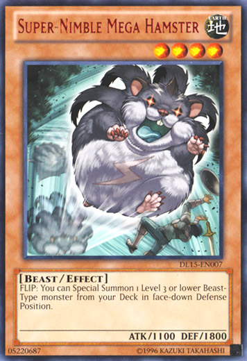 Super-Nimble Mega Hamster (Red) [DL15-EN007] Rare | Pegasus Games WI