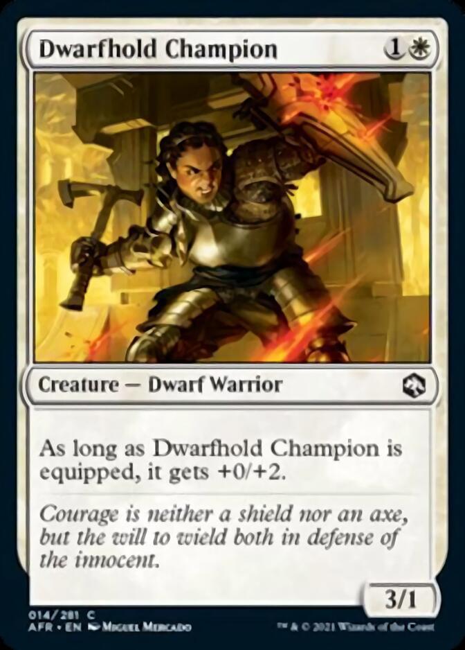 Dwarfhold Champion [Dungeons & Dragons: Adventures in the Forgotten Realms] | Pegasus Games WI