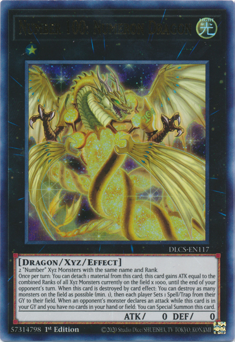 Number 100: Numeron Dragon [DLCS-EN117] Ultra Rare | Pegasus Games WI