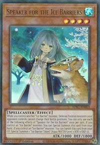 Speaker for the Ice Barriers [SDFC-EN003] Ultra Rare | Pegasus Games WI