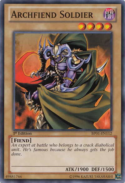 Archfiend Soldier [BP01-EN112] Common | Pegasus Games WI