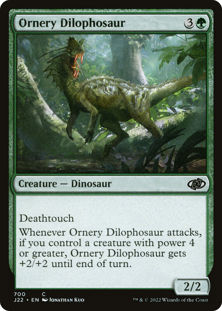 Ornery Dilophosaur [Jumpstart 2022] | Pegasus Games WI