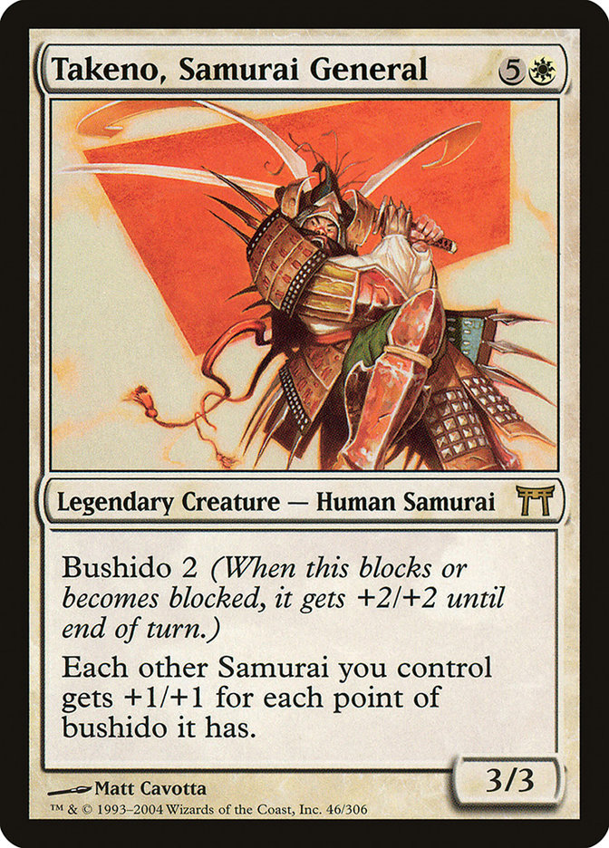 Takeno, Samurai General [Champions of Kamigawa] | Pegasus Games WI