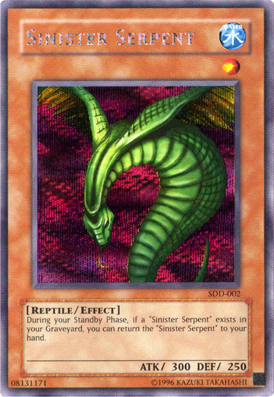 Sinister Serpent [SDD-002] Secret Rare | Pegasus Games WI