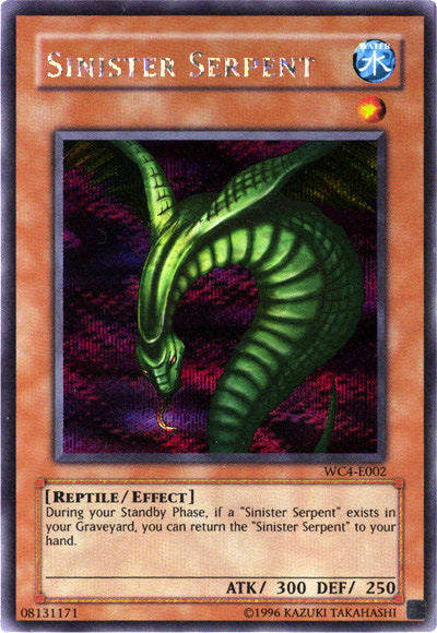 Sinister Serpent [WC4-E002] Prismatic Secret Rare | Pegasus Games WI