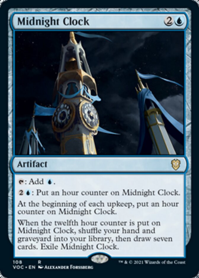 Midnight Clock [Innistrad: Crimson Vow Commander] | Pegasus Games WI