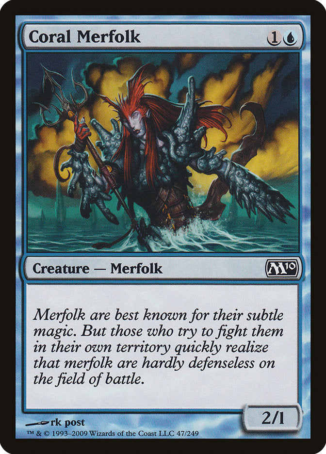 Coral Merfolk [Magic 2010] | Pegasus Games WI