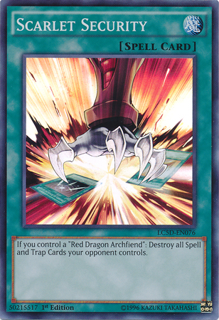 Scarlet Security [LC5D-EN076] Super Rare | Pegasus Games WI