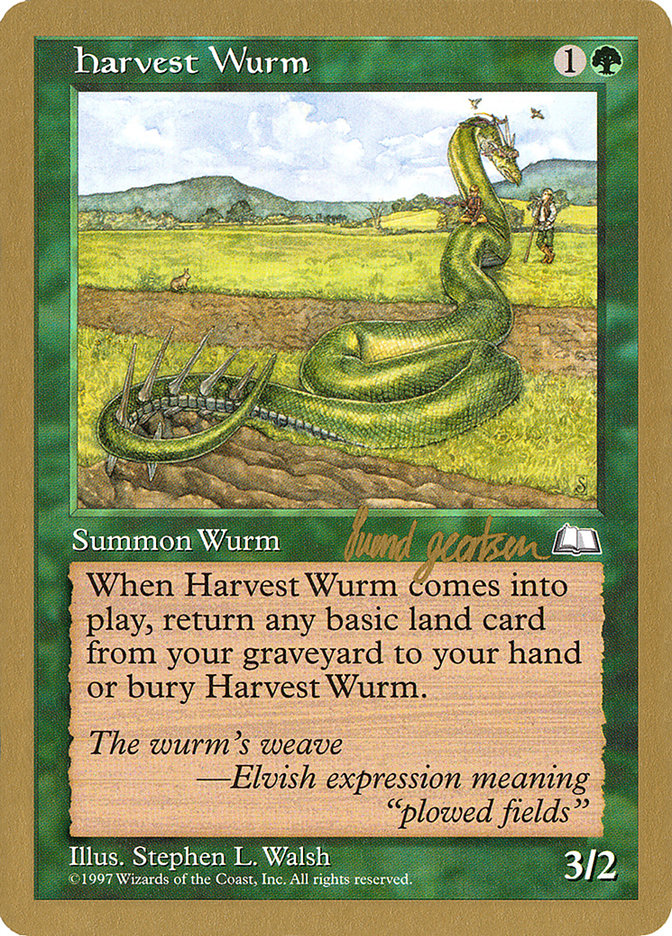 Harvest Wurm (Svend Geertsen) [World Championship Decks 1997] | Pegasus Games WI