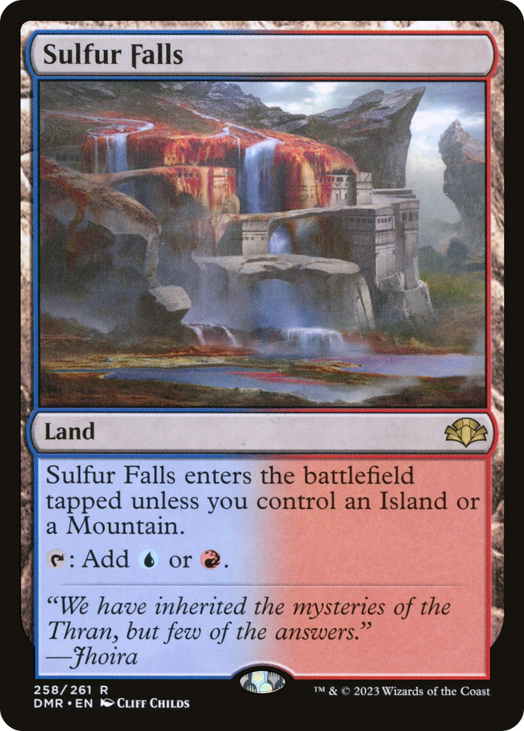 Sulfur Falls [Dominaria Remastered] | Pegasus Games WI