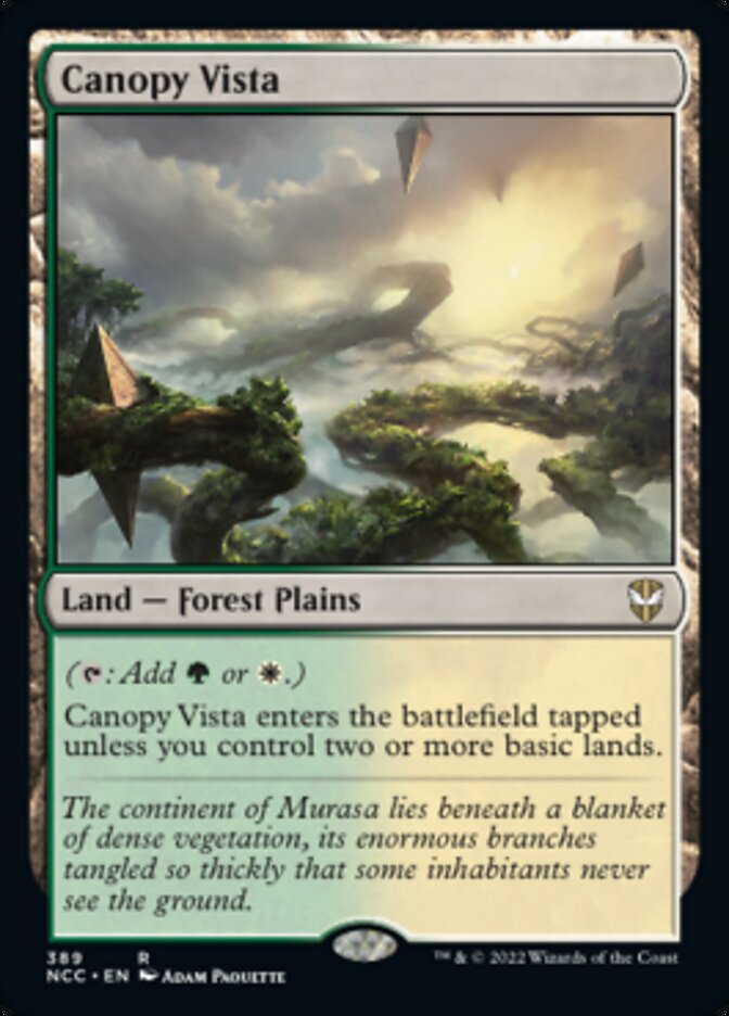 Canopy Vista [Streets of New Capenna Commander] | Pegasus Games WI