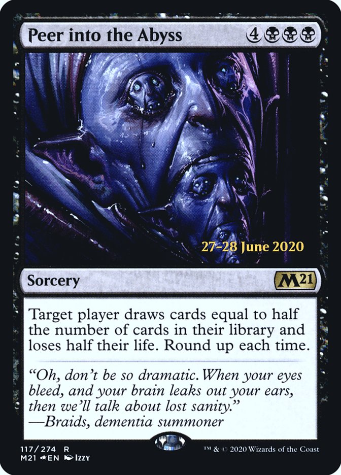 Peer into the Abyss [Core Set 2021 Prerelease Promos] | Pegasus Games WI