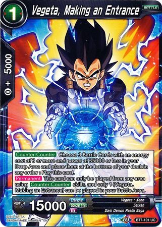 Vegeta, Making an Entrance [BT7-101] | Pegasus Games WI