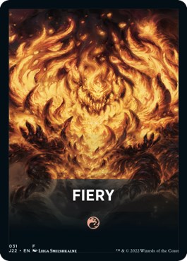 Fiery Theme Card [Jumpstart 2022 Front Cards] | Pegasus Games WI