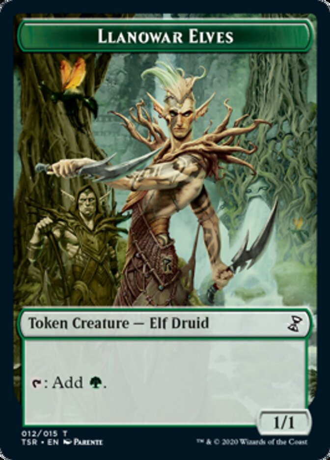 Llanowar Elves Token [Time Spiral Remastered Tokens] | Pegasus Games WI