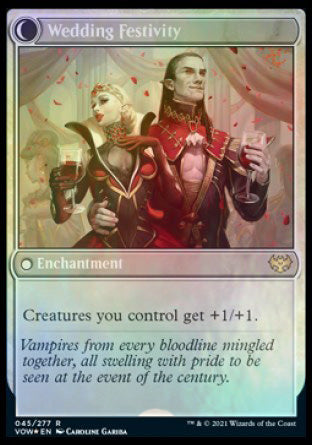 Wedding Announcement // Wedding Festivity [Innistrad: Crimson Vow Prerelease Promos] | Pegasus Games WI