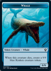 Beast (010) // Whale Double-Sided Token [Commander 2021 Tokens] | Pegasus Games WI