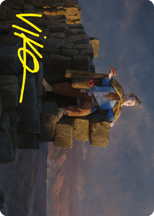 Pippin, Warden of Isengard Art Card (Gold-Stamped Signature) [The Lord of the Rings: Tales of Middle-earth Art Series] | Pegasus Games WI