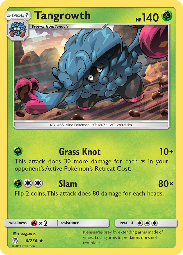 Tangrowth (6/236) [Sun & Moon: Cosmic Eclipse] | Pegasus Games WI