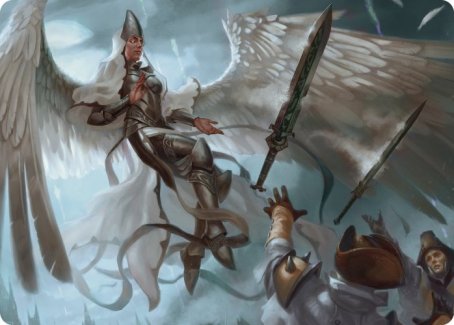 Angelic Quartermaster Art Card [Innistrad: Crimson Vow Art Series] | Pegasus Games WI