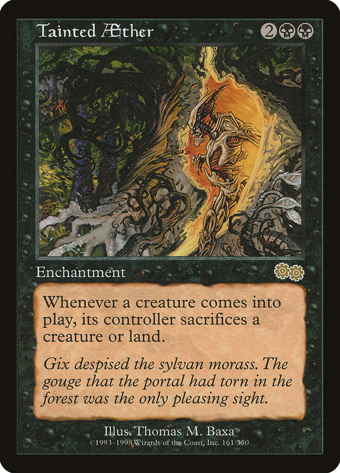 Tainted Aether [Urza's Saga] | Pegasus Games WI